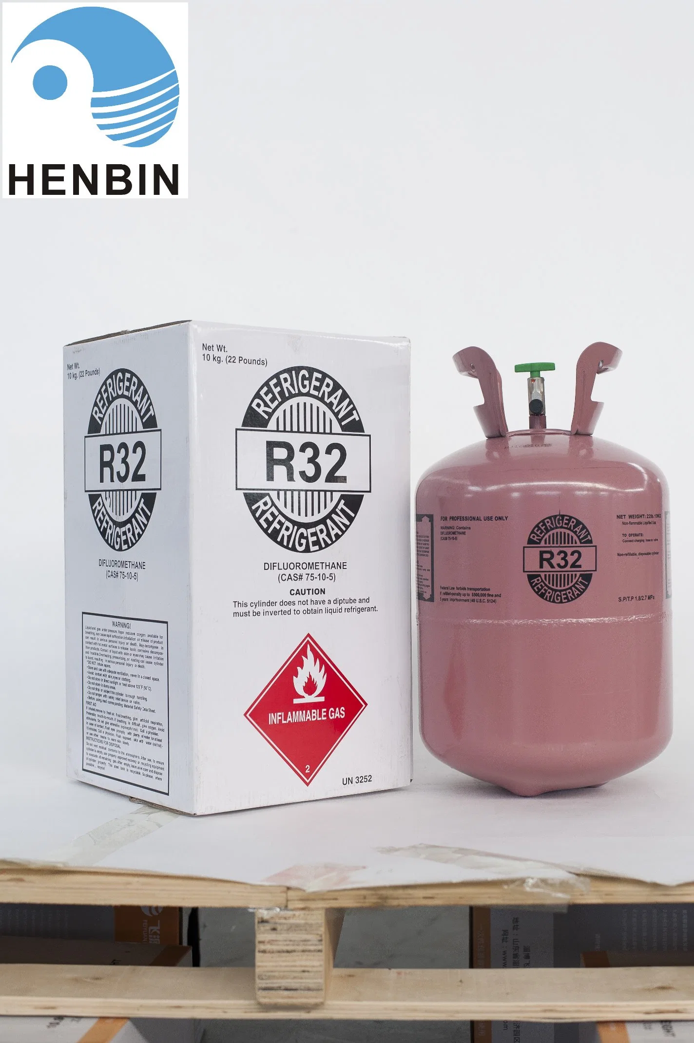 Chinese Factory Supplied R32 Refrigerant Gas in High Purity