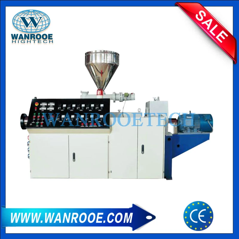 Twin Screw UPVC/PVC/WPC Plastic Sheet Board Profile Pipe Extruder