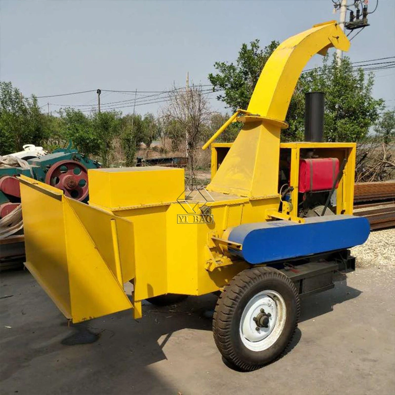 Industrial Electric Wood Chipper Retail Metal Detector Wood Chipper High Torque