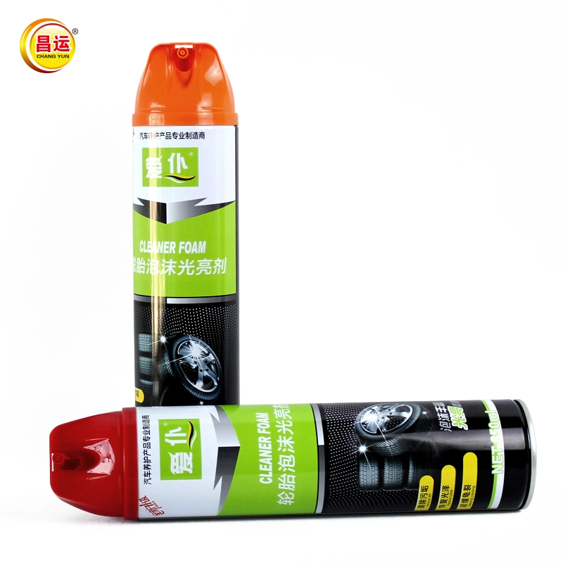 Car Tire Brightener Best Selling Tire Shine Cleaning Spray