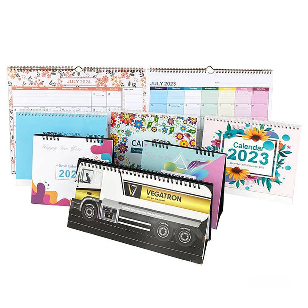 Custom Coloring Printing 2023 2024 Daily Wall Calendar Printing