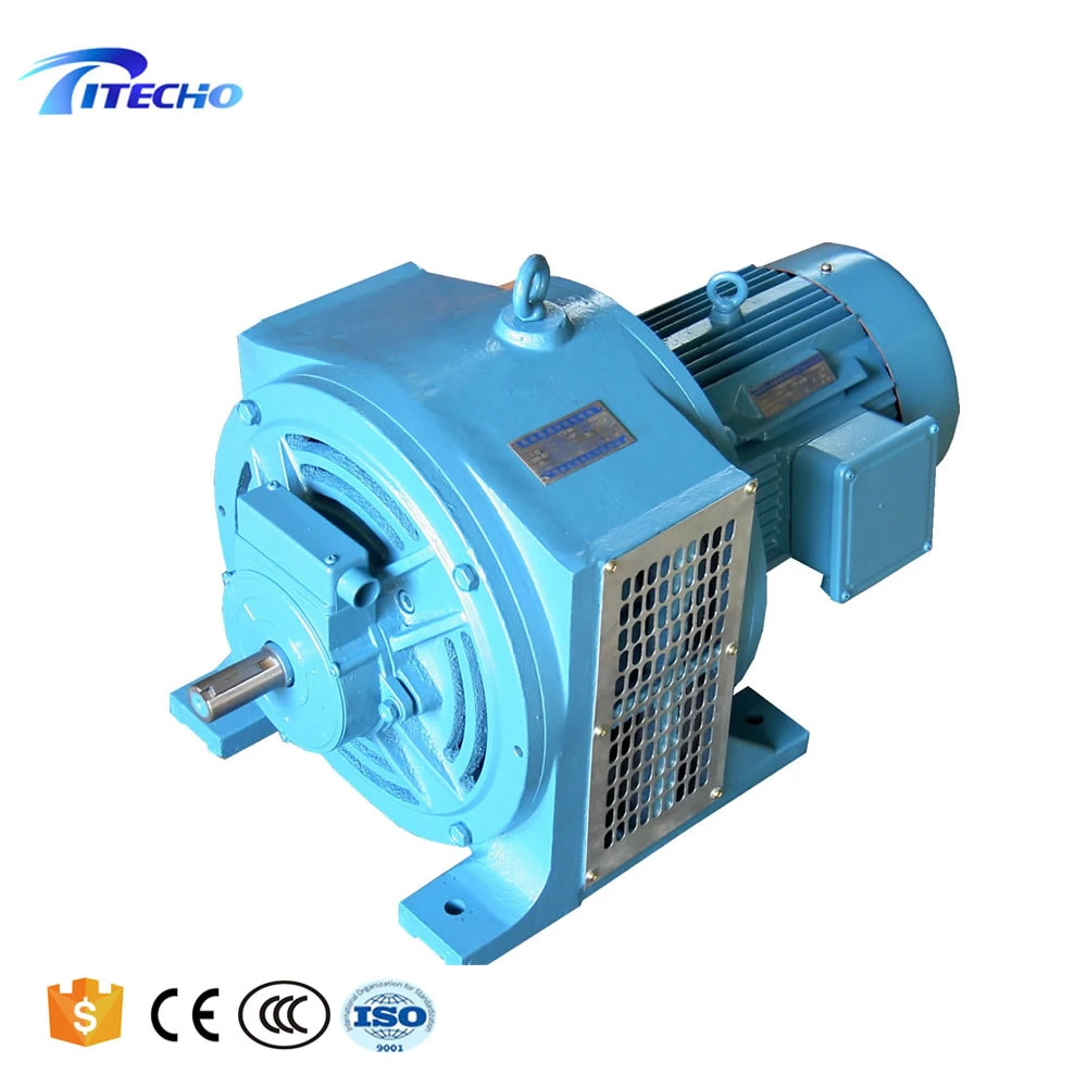 Motor electromagnético de velocidad ajustable serie 90kW Yct con controlador de velocidad