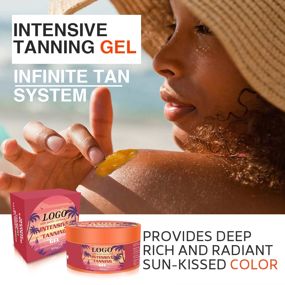 Beauty Cosmetics Skin Care Moisturizer Deep Skin Tone Bronzing Tanning Gel