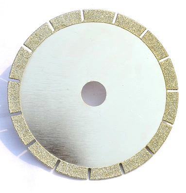 U-Slot Wide Tooth Segmented Electroplating Diamond Cutting Disc