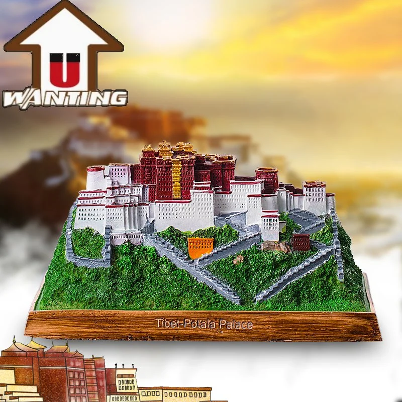 China The Potala Palace Resin Craft Home Decoration Office Ornament Promotional Gift