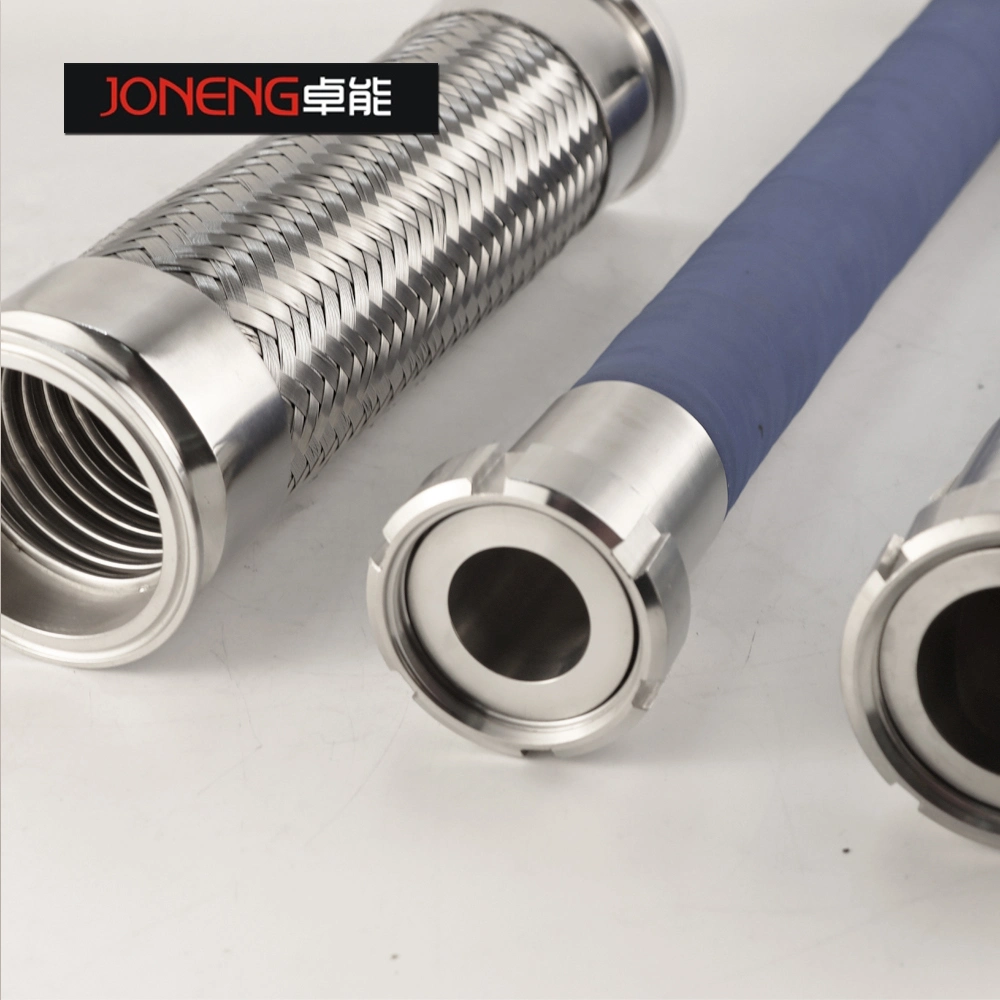 Stainless Steel High Pressure High Temperature Resistant Threaded Flexible Pipe with Interlock