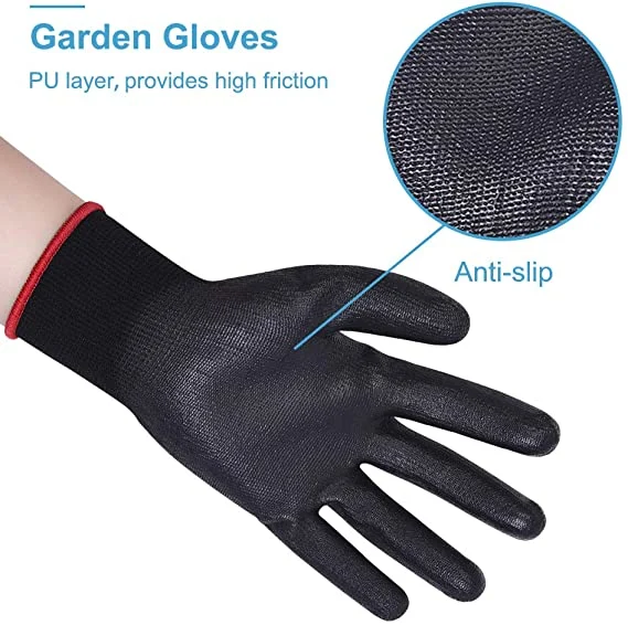 Polyurethane (PU) Coated Safety Work Gloves