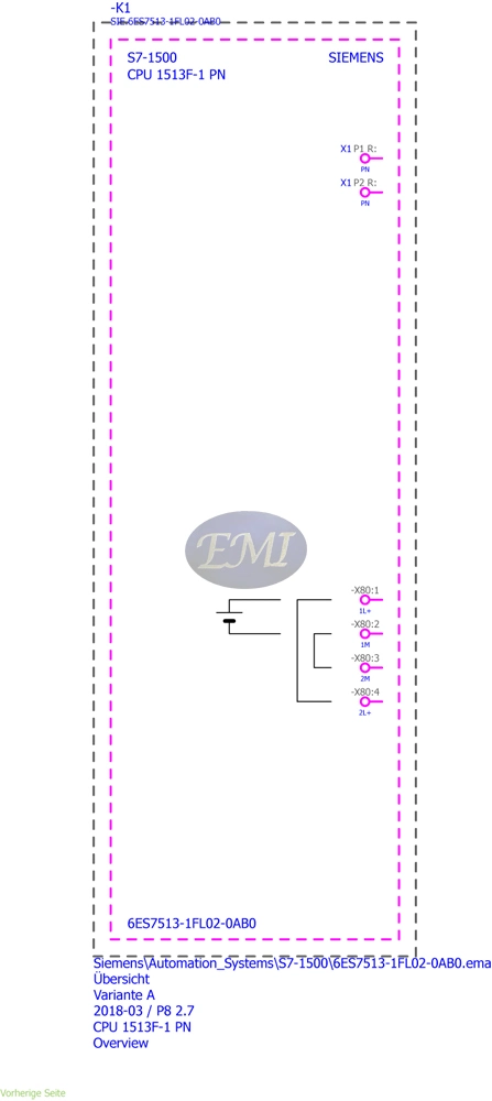 6ES7513-1fl02-0AB0 CPU SIMATIC S7-1500F 1513F-1 Pn Unité centrale de traitement avec 450 Ko de mémoire de travail du programme et de 1,5 Mo pour les données 2022 non ouvert