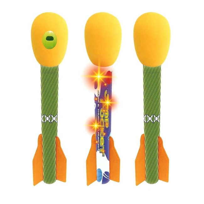 Wholesale/Supplier Outdoor Sports Toys Feet Air Rocket Toy Pedal Model Flash Soaring Rockets Funny Kids Launcher Toy Rocket