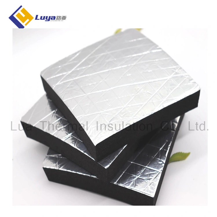 Aluminum Foil Laminated Black Rubber Foam Blanket