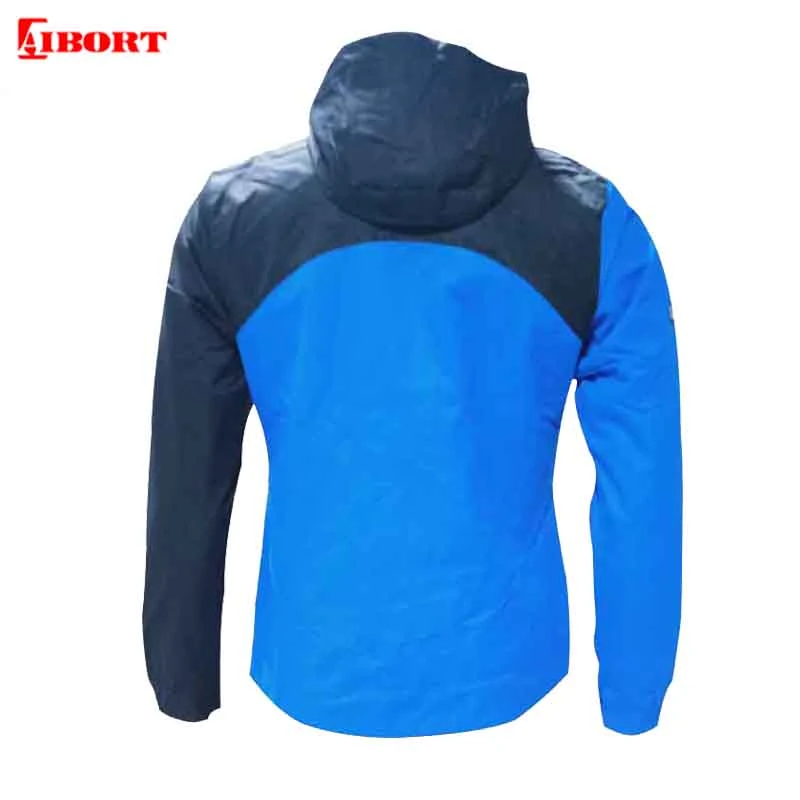 Aibort Custom 100% Polyester Waterproot Sport Men Running Windbreaker Jacket