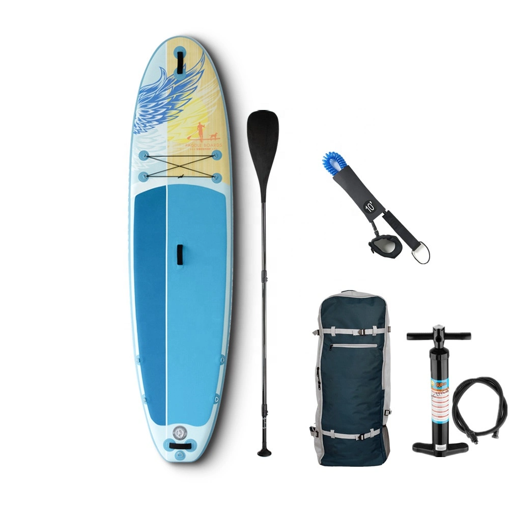 China Hersteller Großhandel/Lieferant 320cm All Round Custom OEM Double Layer Aufblasbare Aufstellplatte Aufklappplatte mit Drop-Heftung Board-Sup-Board