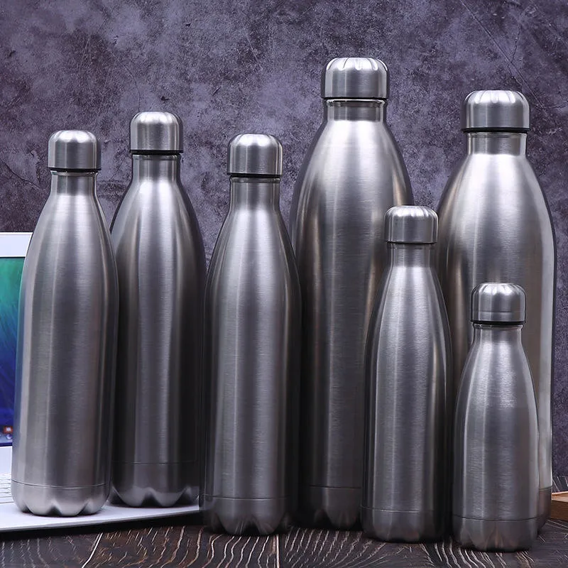 Custom Logo 260/350/500/750/1000ml Stainless Steel Water Bottle for Sport Double Wall Insulated BPA Free Vacuum Cup