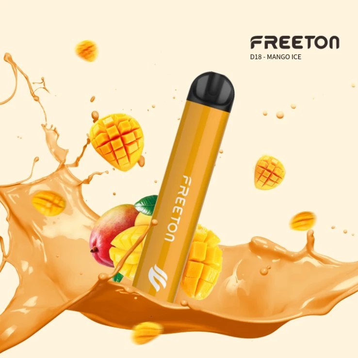 FREETON 2021 Nuevo Diseño vaporizador recargable Muestra gratuita 1500 inhalaciones Mini dispositivo desechable Vape Pen