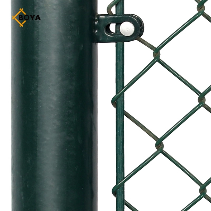 Industrial Decorative Use PVC Coated Chain Link Fence Mesh