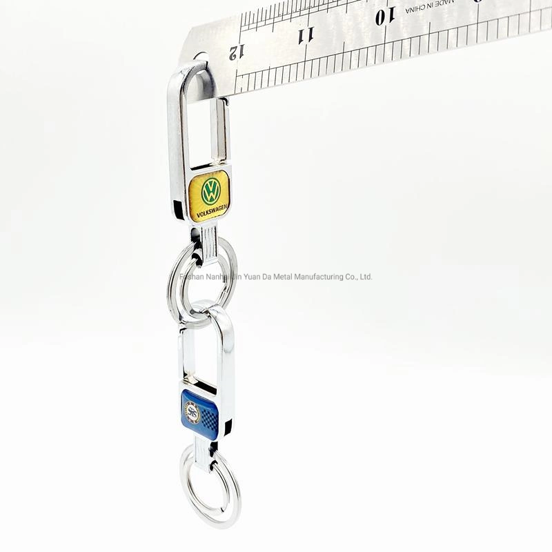 Creative Men′ S Car Key Ring Colgante cintura Tipo de botón Llavero colgante de cintura