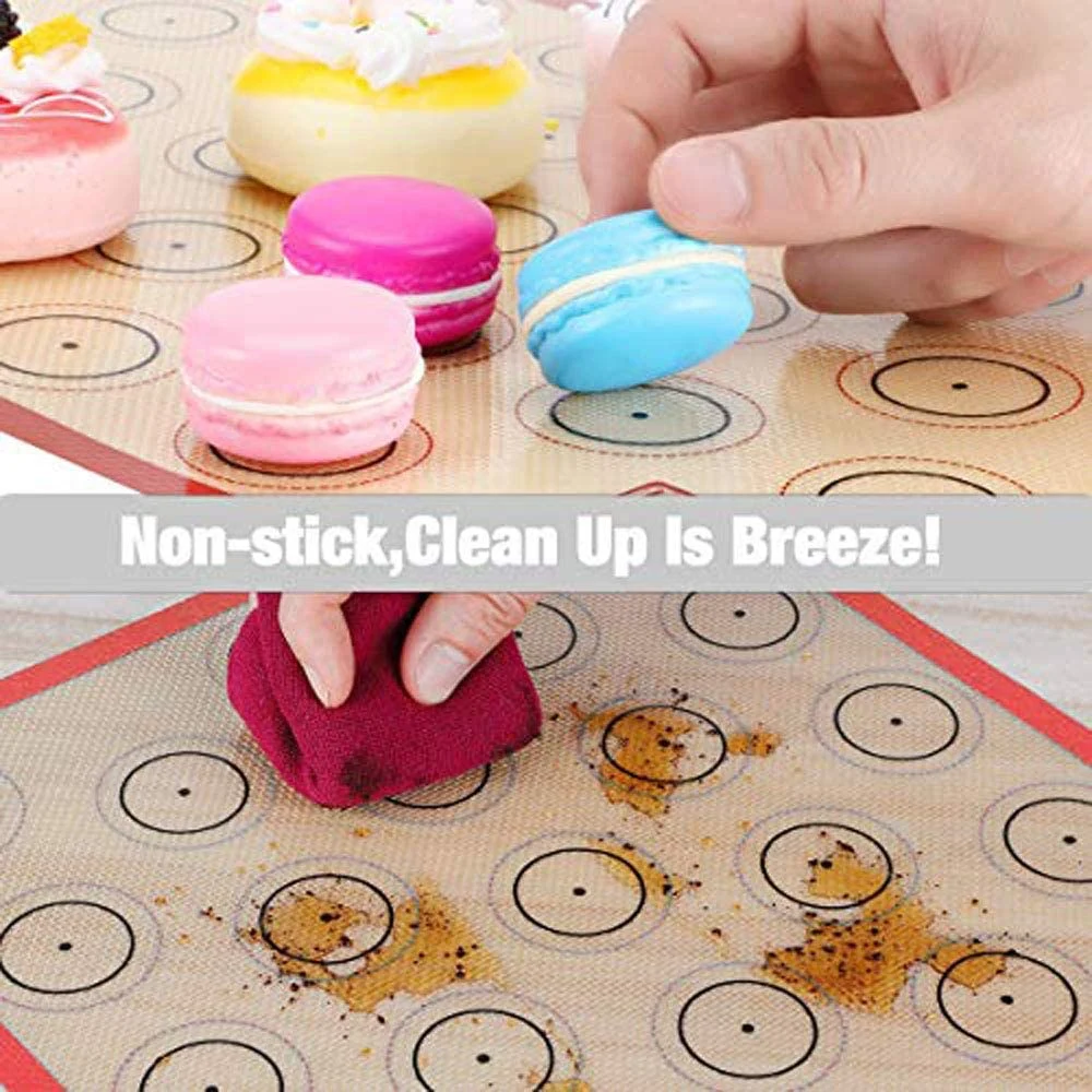 Washable Non Slip Texture Softness Macaron Baking Mat