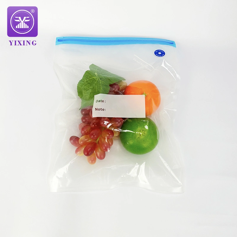 Leakproof Freezer Zipper Sandwich Fresh Fruit Packaging Plastic Bag with Zipper