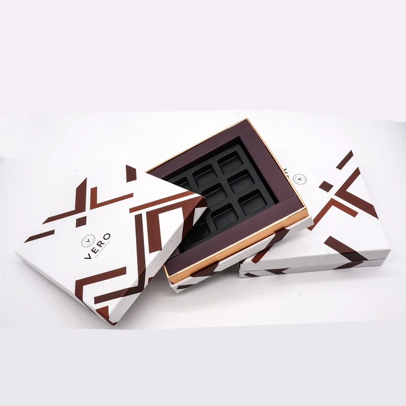 صندوق تعبئة ورق صديق للبيئة Tin Chocolate Box Bar صندوق التغليف