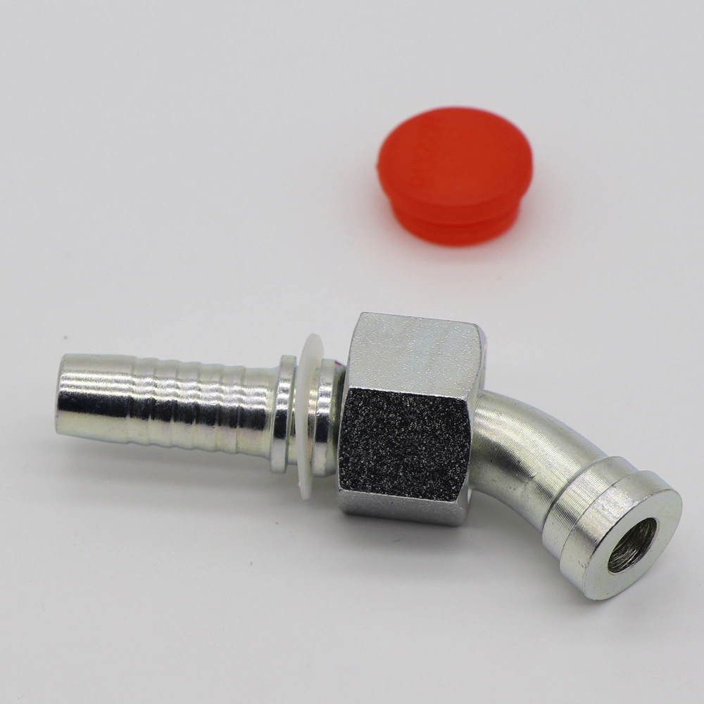 45&deg; Metric Female Flat Seat Crimp Fitting (20241, 20241T)