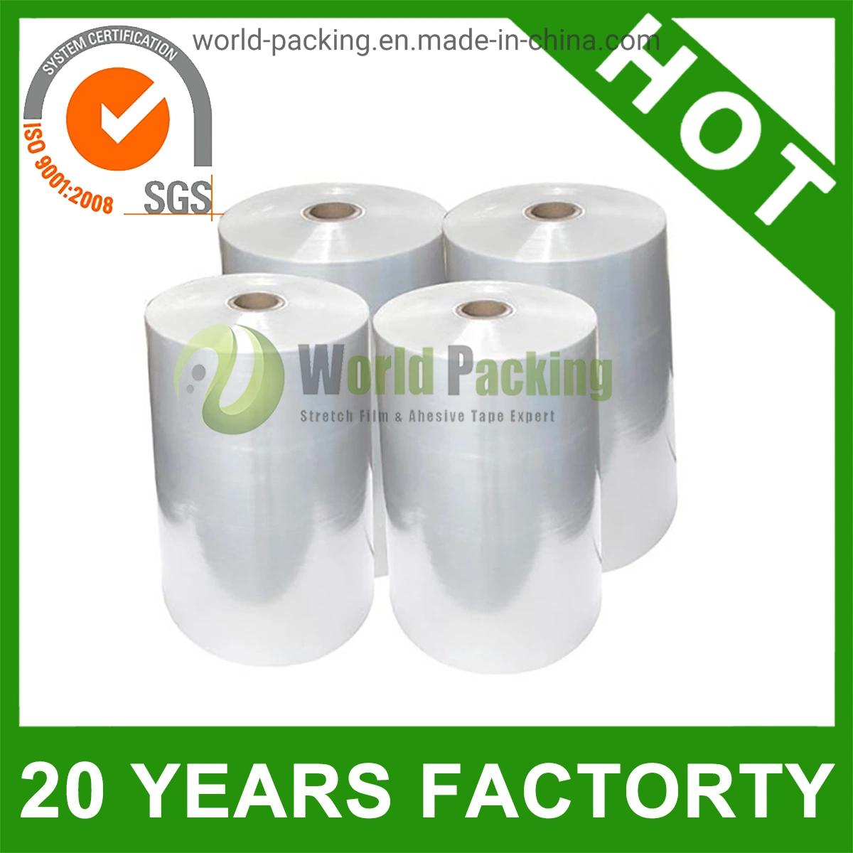 Coextruded PE Polyethylene & POF Polyolefin Heat Shrink Wrap Film