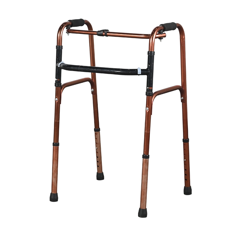 Gran Stock de plegado regulable en altura Ancianos Rollator caminador de aluminio para adultos