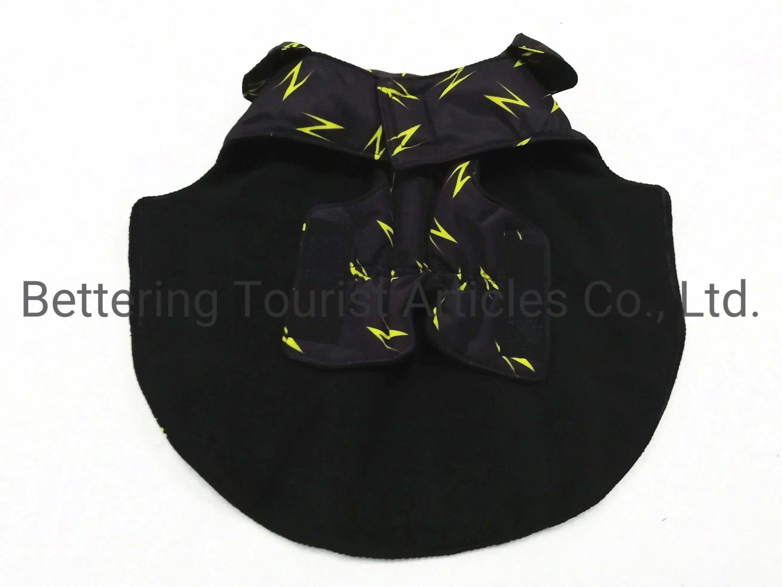 2023 Dog Clothes Fleece Inside Yellow Printed Pet Dog Jacket