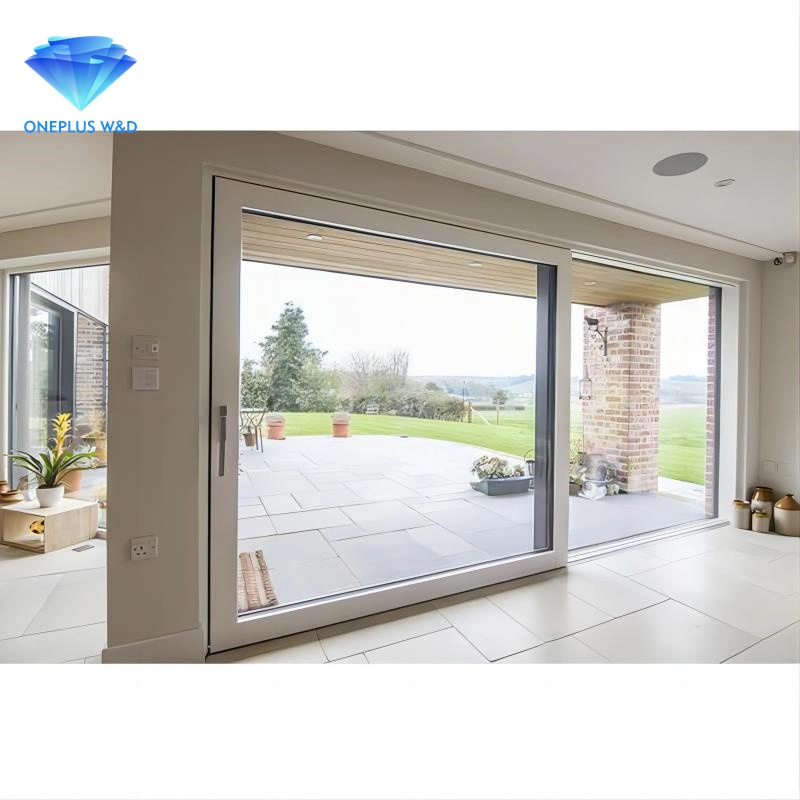 Wholesale Price Modern Design Aluminium Frame Glass Lift Sliding Door