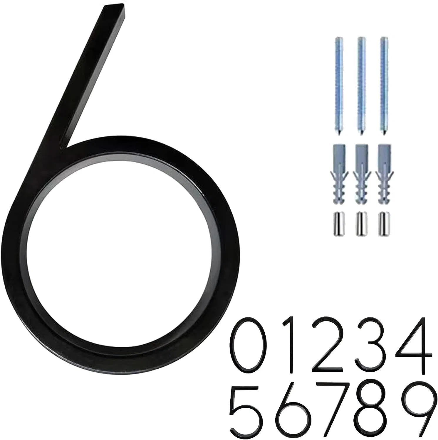 Modern Address Plaque for Outside, Address Sign, Address Numbers