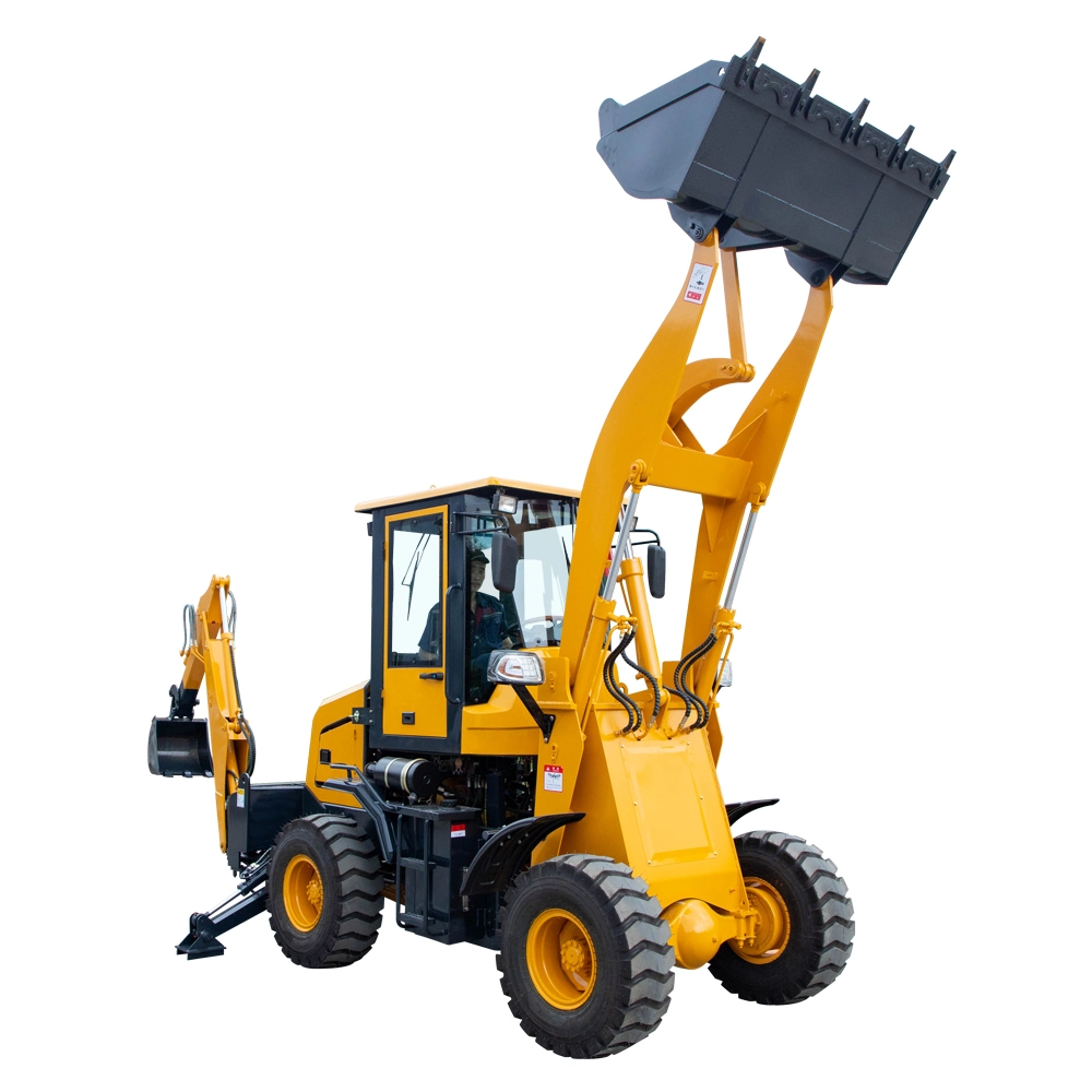 25kn Digging Force Backhoe Loader Used for Small-Scale Engineering