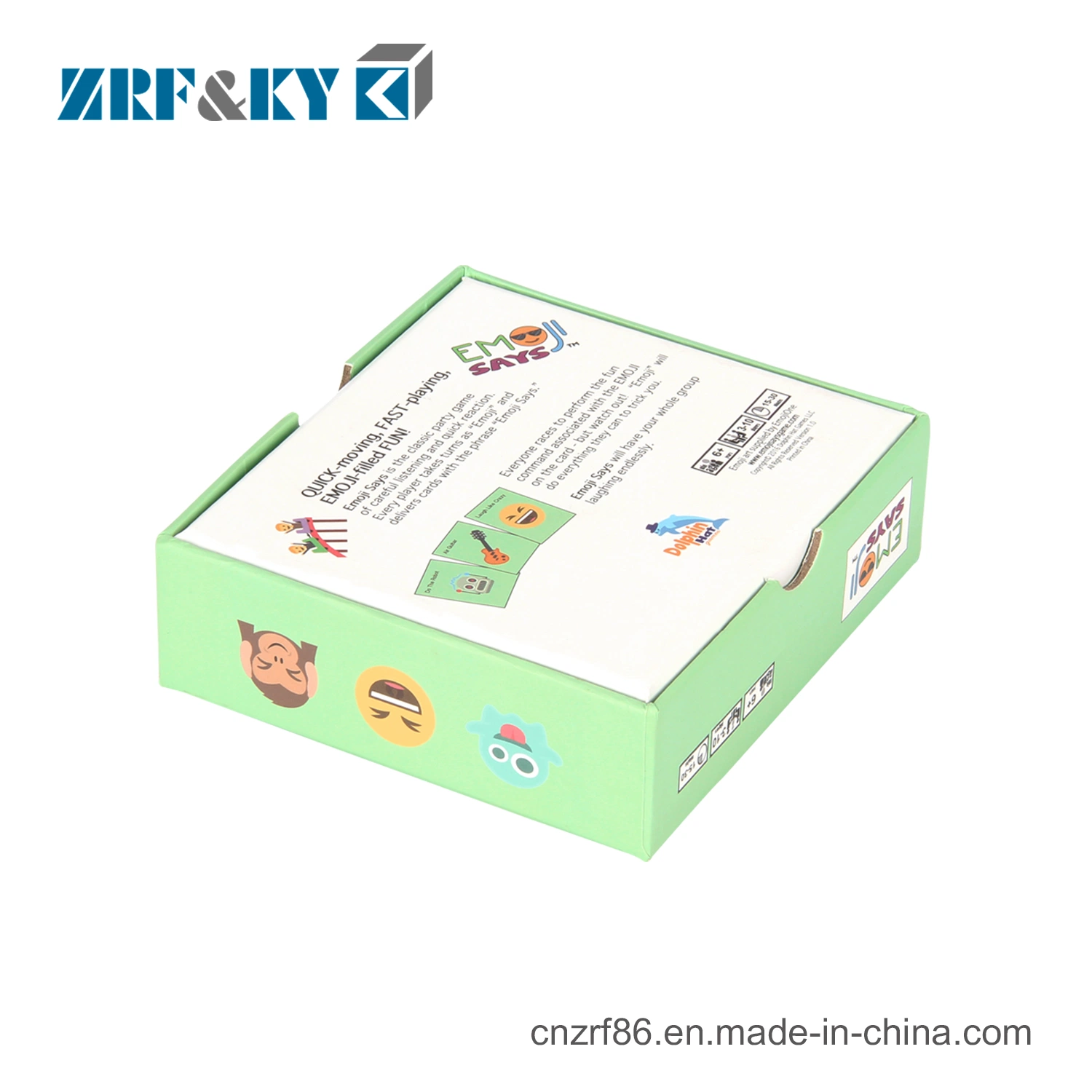 Custom Printed Cardboard Paper Packaging Game Cards Toys Gift Boxes