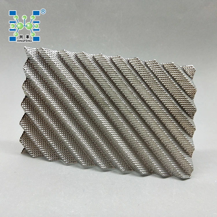 Metal Perforated Plate Corrugated Structured Packing