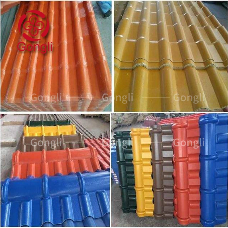 Foshan Tile PVC techo Marcopolo Tiles Precio PVC techo T 1130 PVC techo baldosa pared exterior baldosas lamininas PVC PARA Techo fabrica de Ladrillo lamina PVC Teja