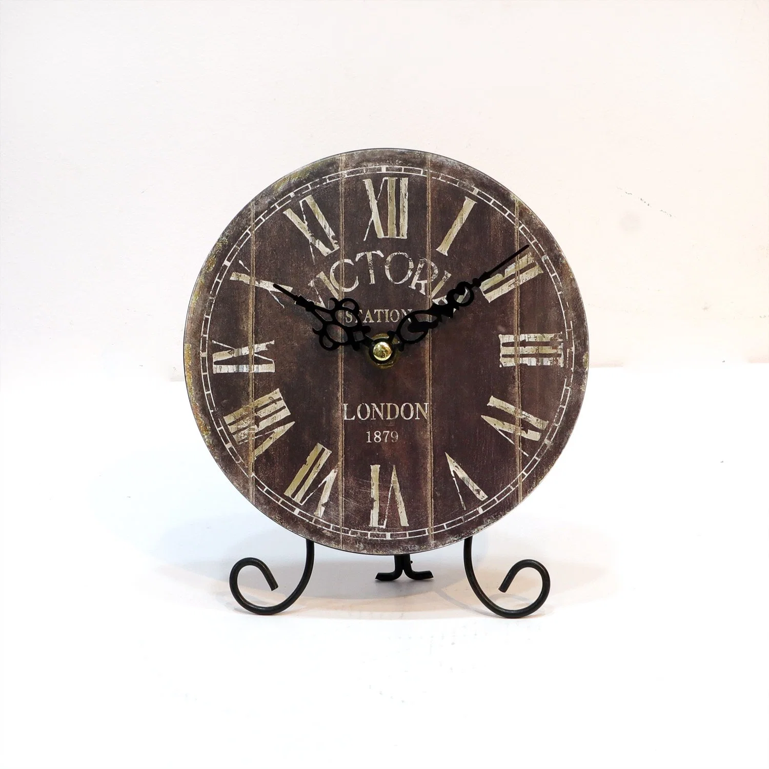 Vintage Gifts Frameless Living Room Small Desk &amp; Table Clock