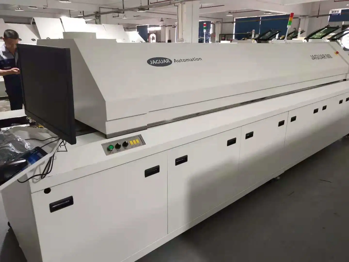 Jaguar Manufacture Easy Operate Hot Sales 8 Zone Reflow Oven for PCB Assembly