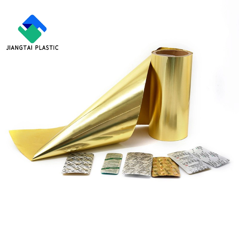 Jiangtai Factory Price Coated Aluminum Material Big Printing Ptp Aluminum Foil Jumbo Roll