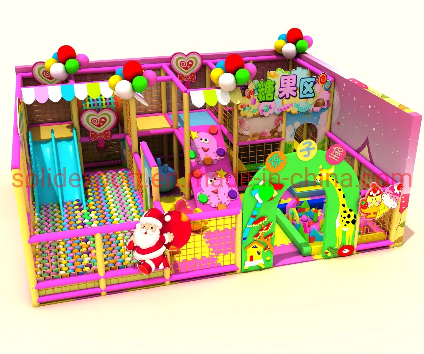 Children Happy Castle Play Party Center Indoor Playground Equipment Play Zone