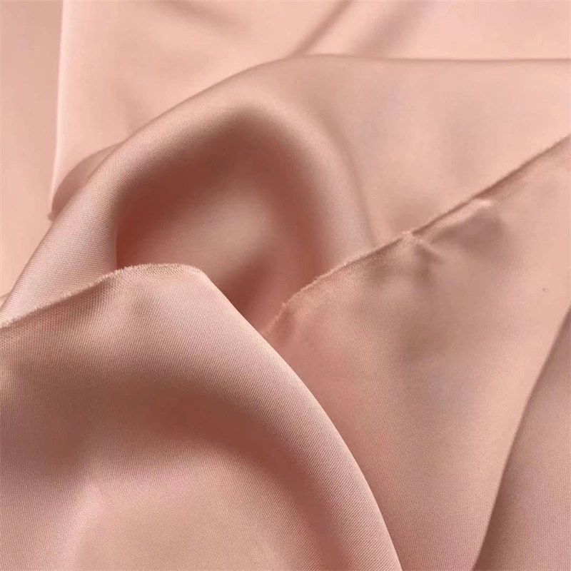 Yigao Textile Lisse Satin 100% Polyester Tissu Tissé Tissu de Robe