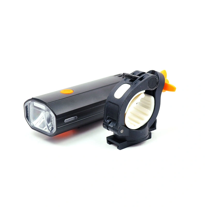 Input Output Rechargeable High Quality Xpg LED 485 Lumen 4000mAh Cycling Front Bike Light for Handle Bar Mounting