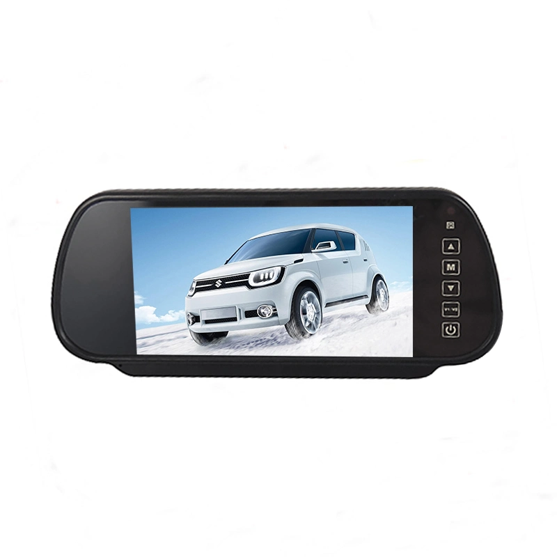 Clip universal en el coche de sustitución de inversión de 12V Espejo Espejo de CCTV Monitor con 7"LCD/TFT de pantalla de vídeo