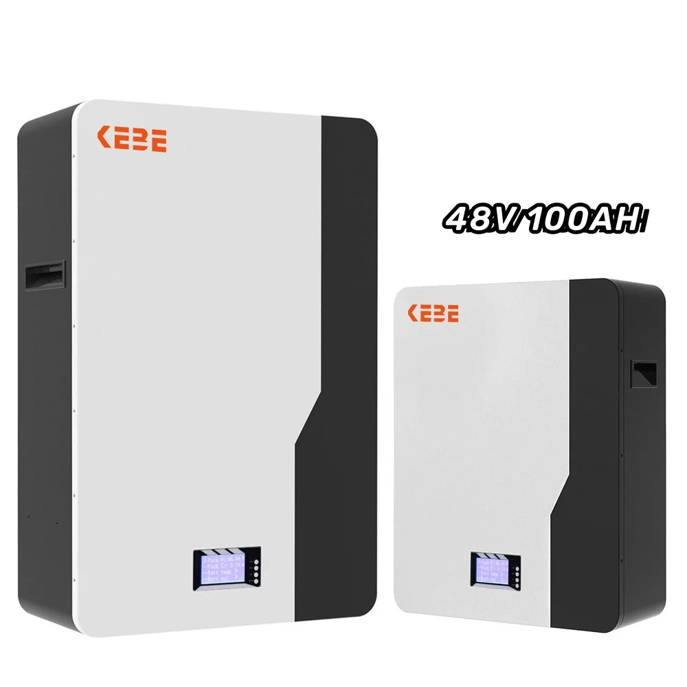 KEBE 48V 100Ah Energiespeicher-Batterie Wandmontierte V10 Zellen