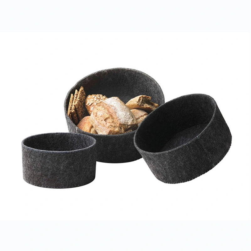 High quality/High cost performance  Food Safety Felt Cover Round Shape 9 Inch Bread Proofing Basket