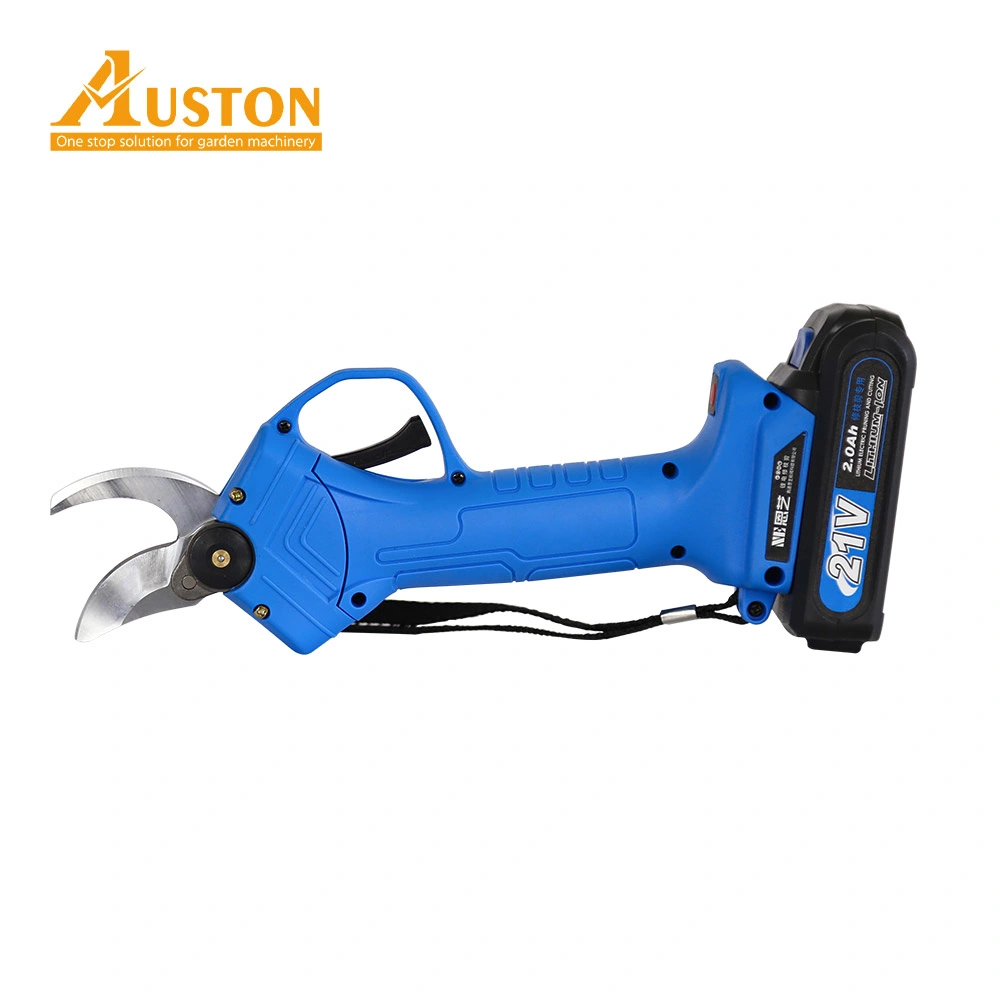 Cordless Powered Scissors Electric Tree Cutting Shear Rechargeable Li-ion Battery Portable Pruner