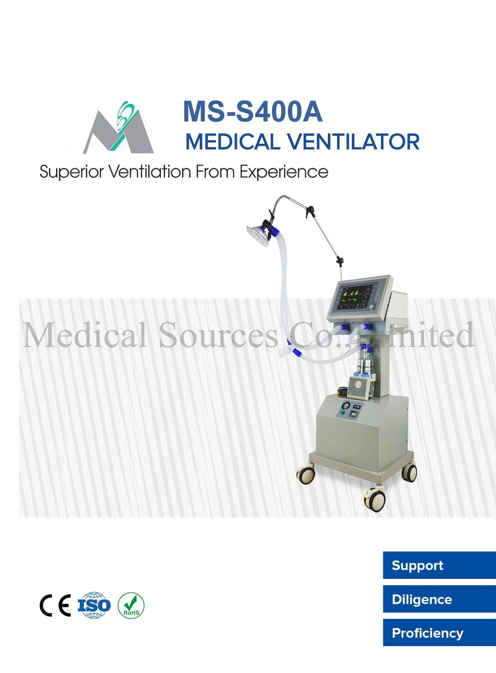 (MS-S400A) respirador para bebés con máquina de CPAP médica