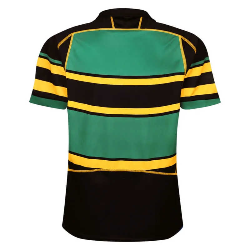 Logo personnalisé Sublimation polyester Jersey respirante vêtements de sport pour Homme Maillots de rugby