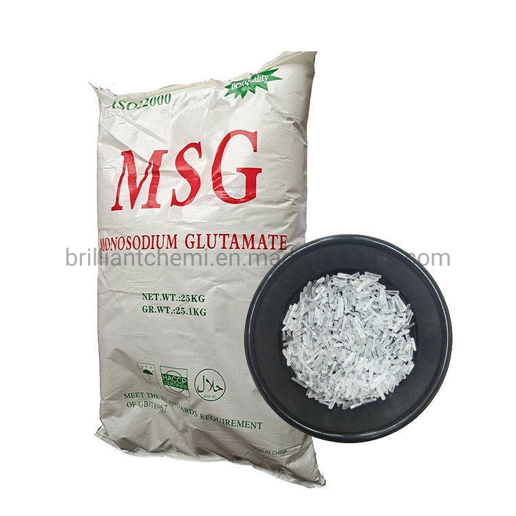 Halal Food Seasoning China Salt 99% 20 30 40 60 80 Mesh Msg Monosodium Glutamate