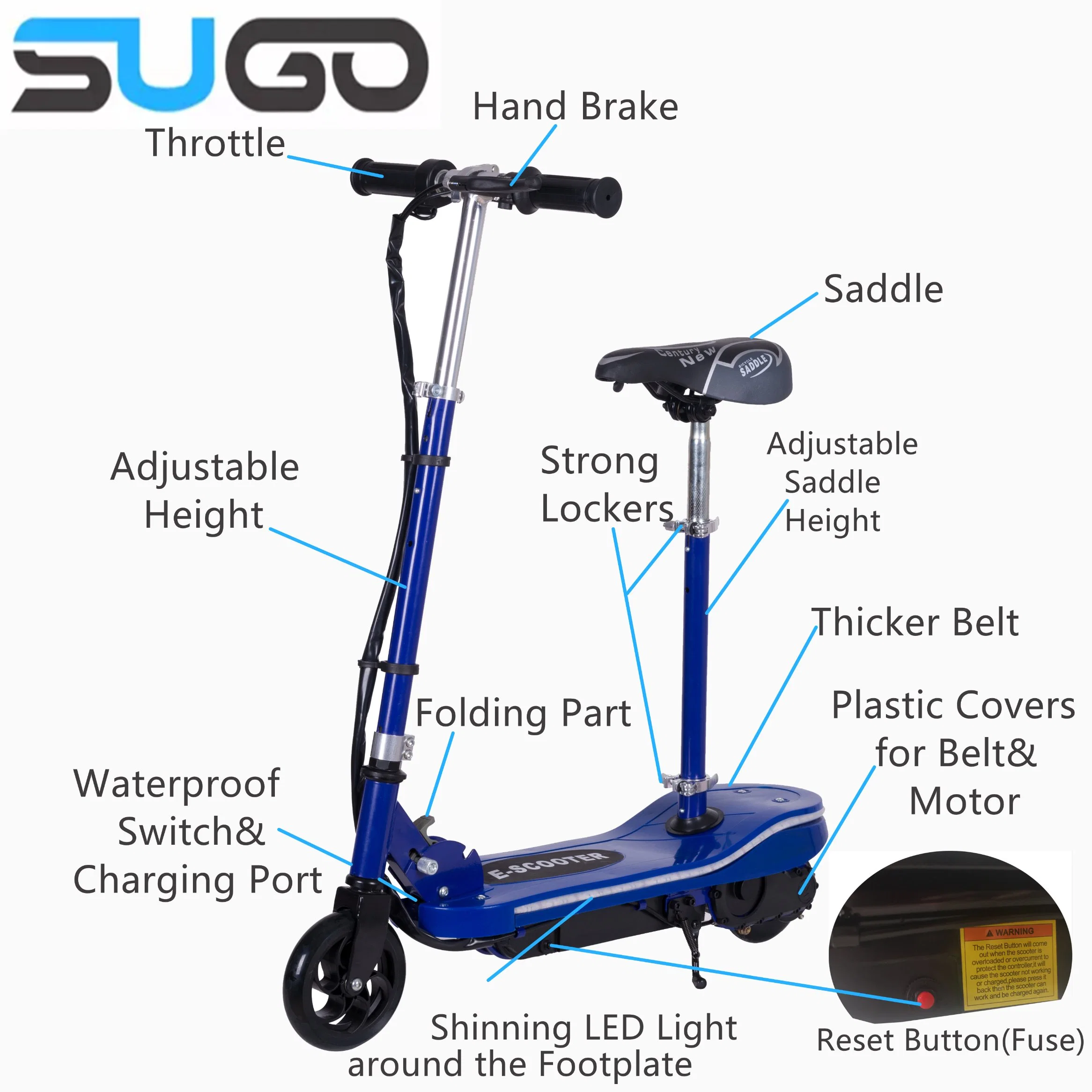 Cheap EU Warehouse Hot Style Road Legal Kids Electric Scooter