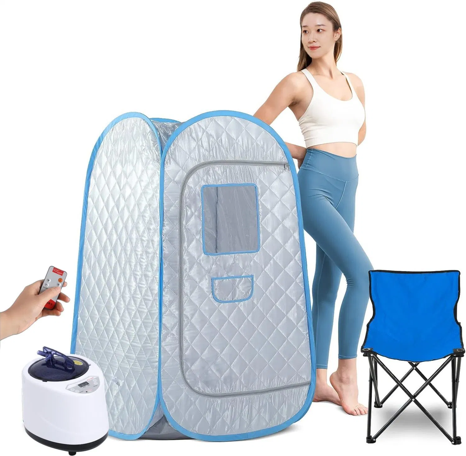 Portable Sauna SPA Tent with Newly Upgraded Large Space Quick-Folding Cabin