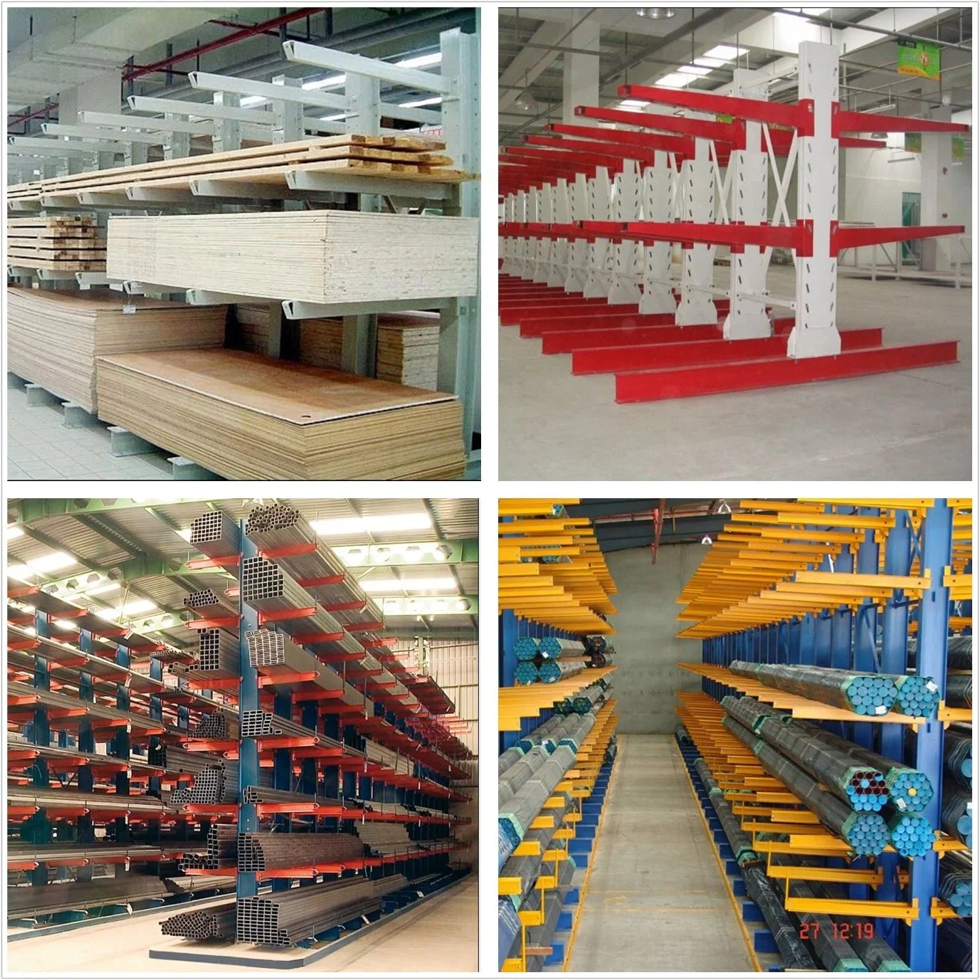 Ebil Metal Selective Heavy Duty Warehouse Single & Double Equipment Industrial Cantilever Rack