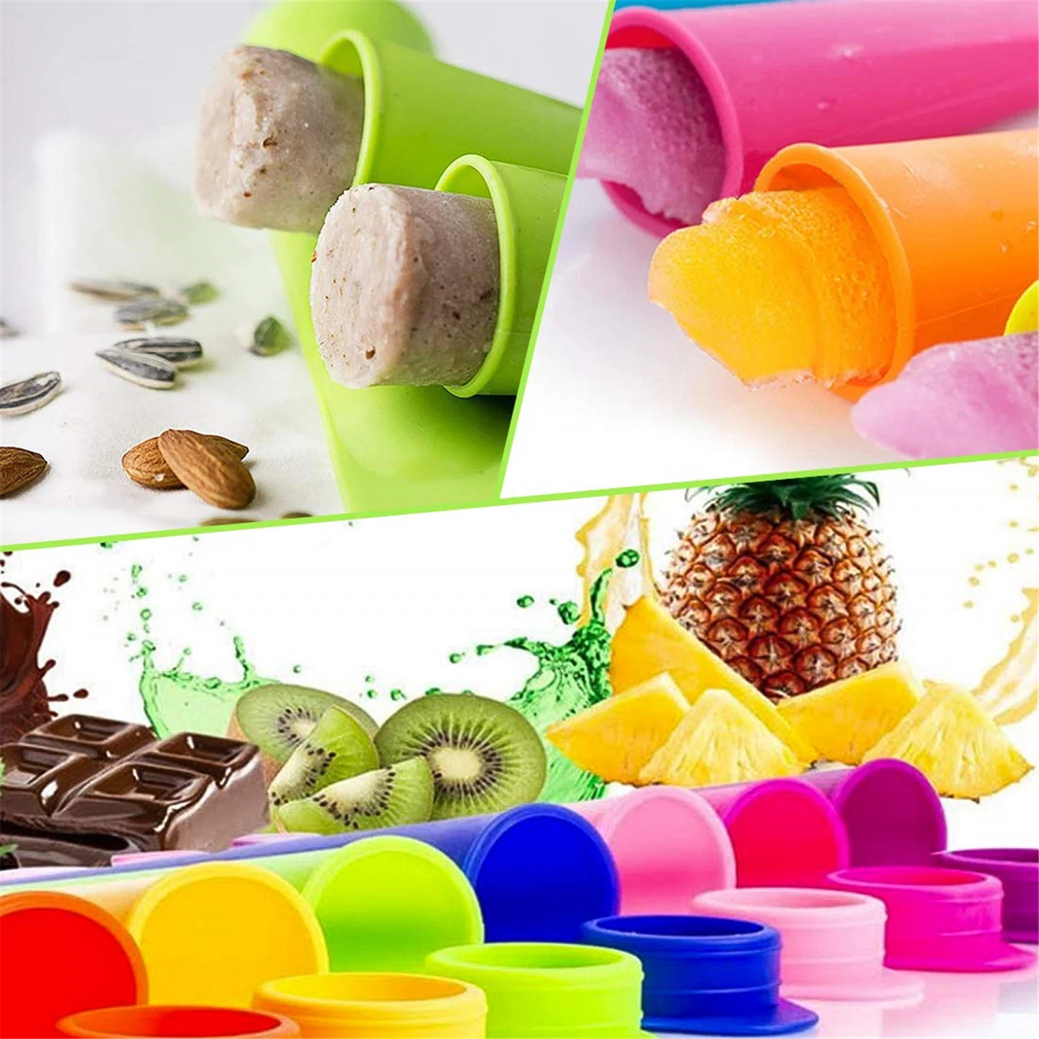 Hot Sell Food Grade Silicone Ice Pop Mould/Popsicle Molds